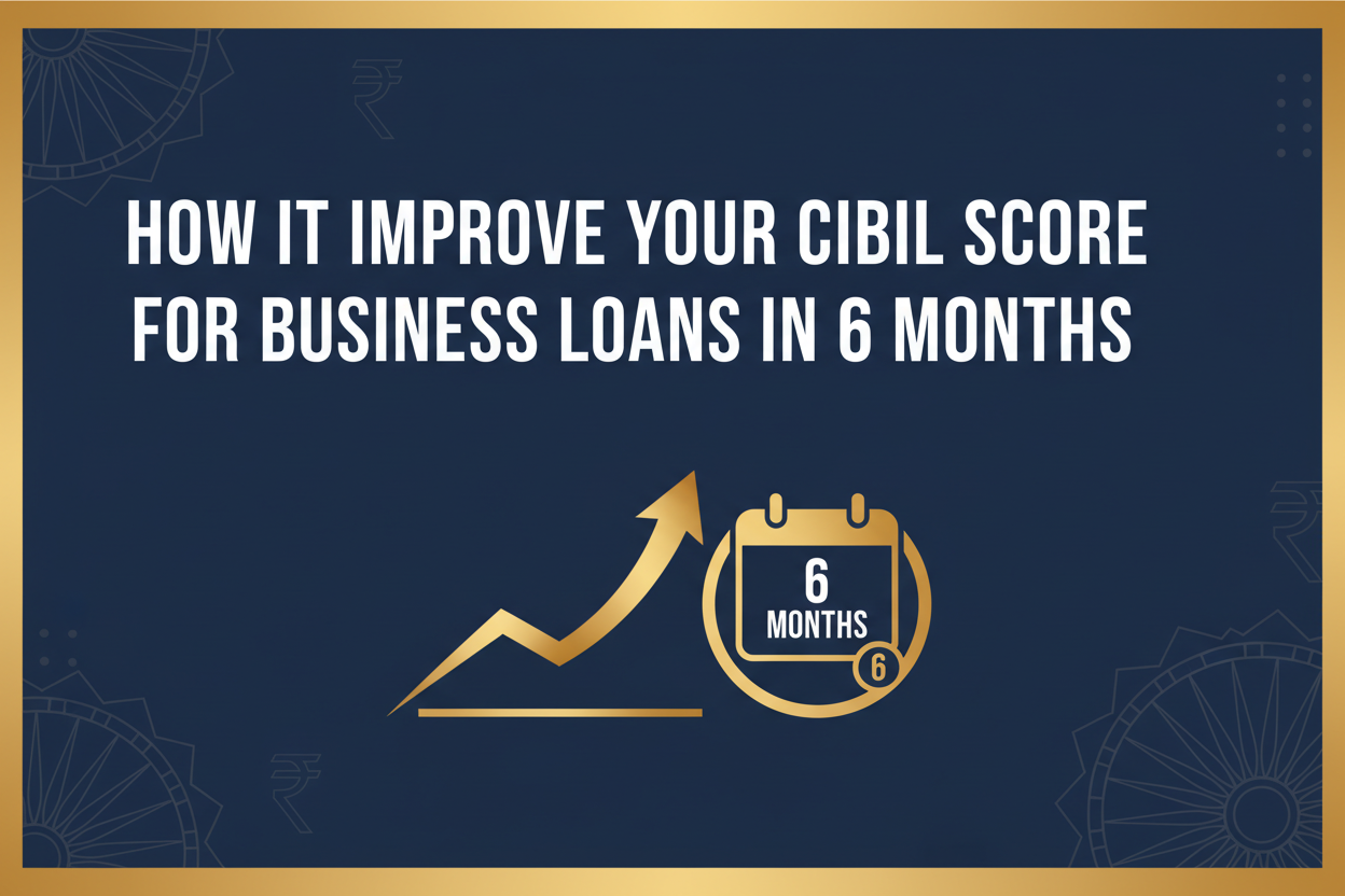 How to Improve Your CIBIL Score for Business Loans in 6 Months