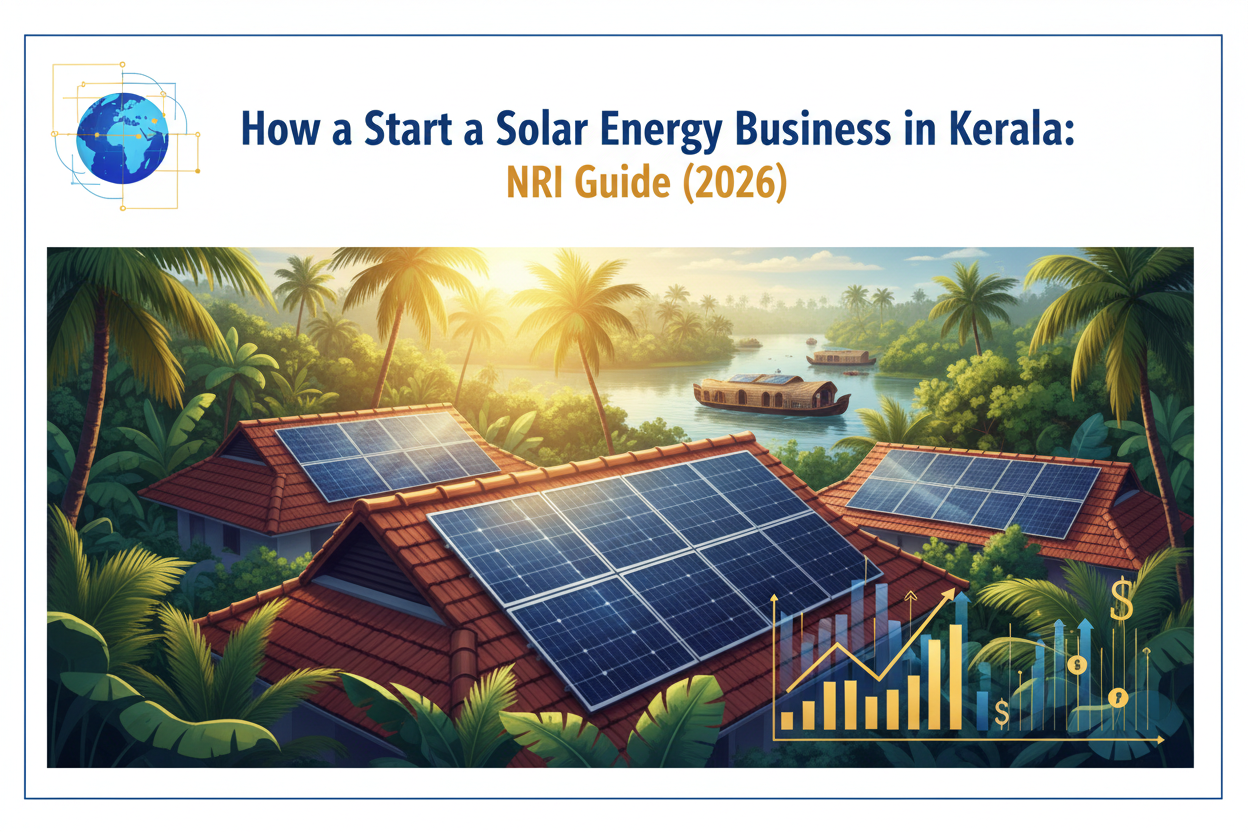 How to Start a Solar Energy Business in Kerala: NRI Guide (2026)