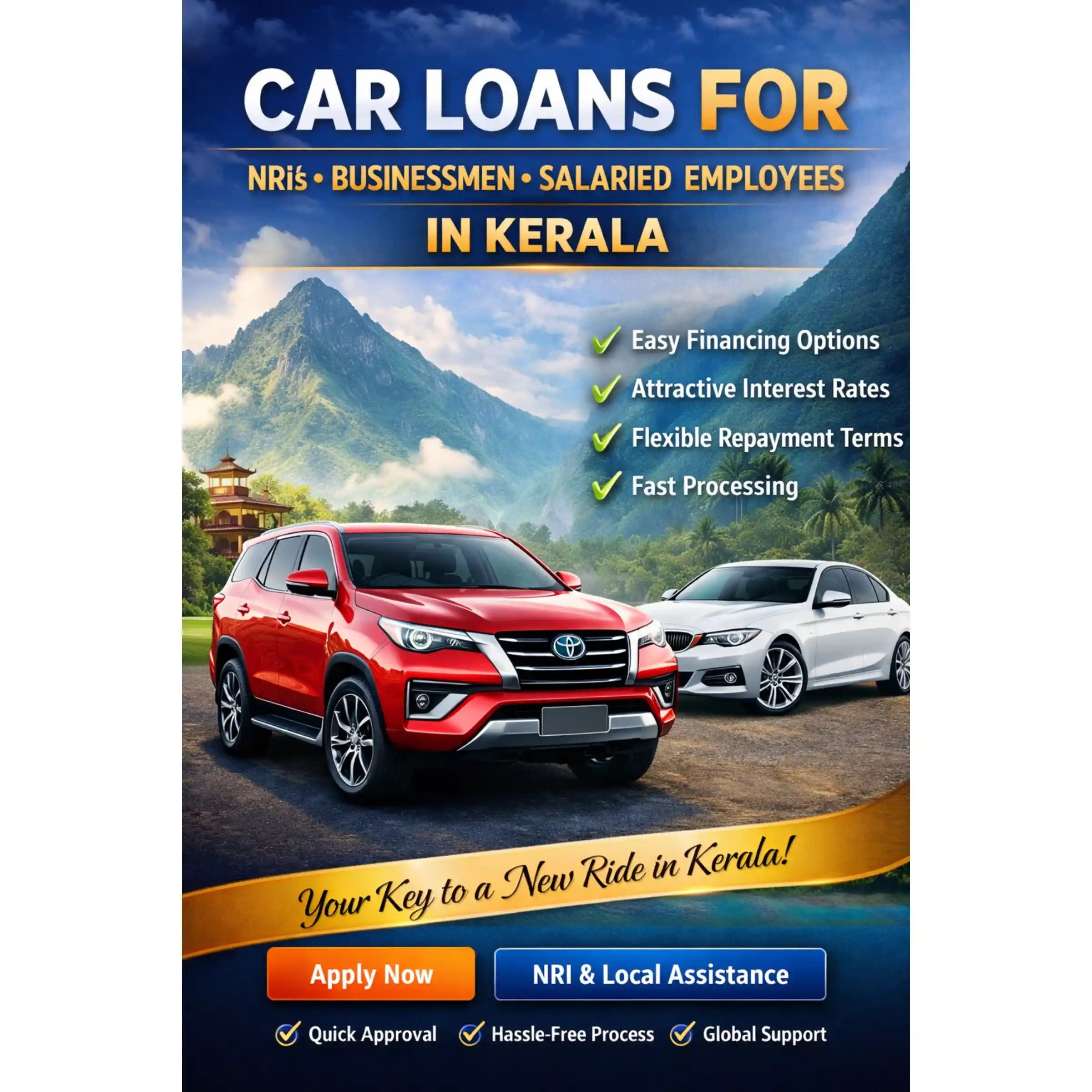 car-loans-kerala-nri-professionals-salaried employees 