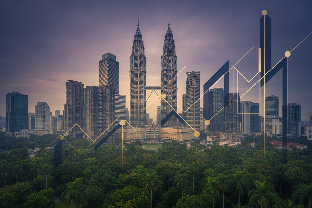 Kuala Lumpur skyline with Petronas Twin Towers — Company Formation in Malaysia for NRIs | Blueberry
