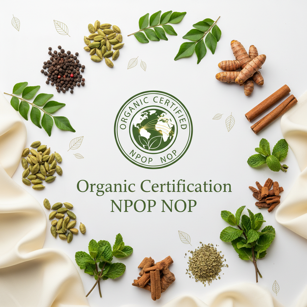 Organic Certification NPOP NOP Kerala Agri Exporters